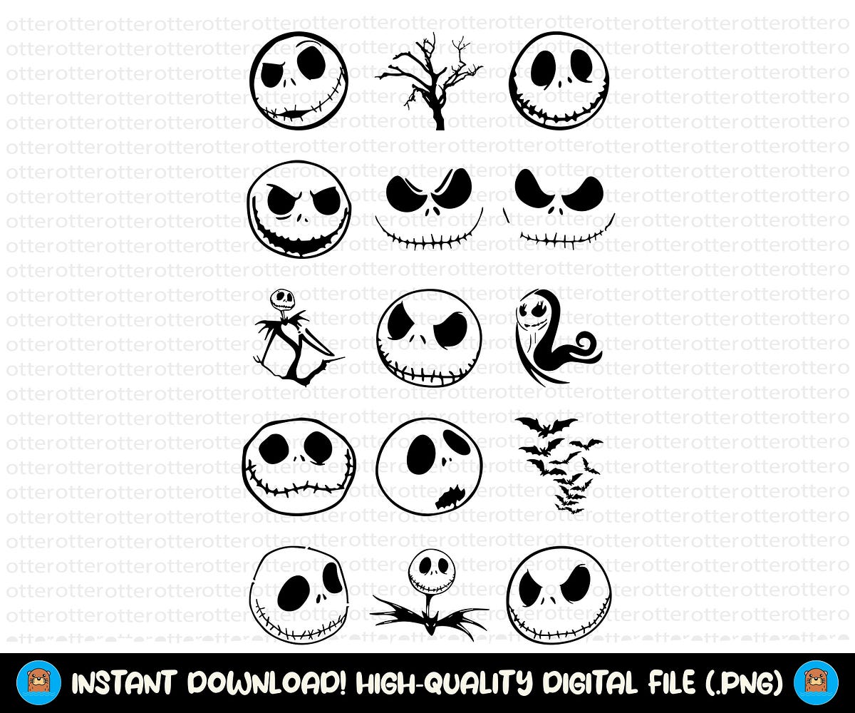 Jack and Sally svg, Nightmare Before svg, Mega Jack Skellington svg