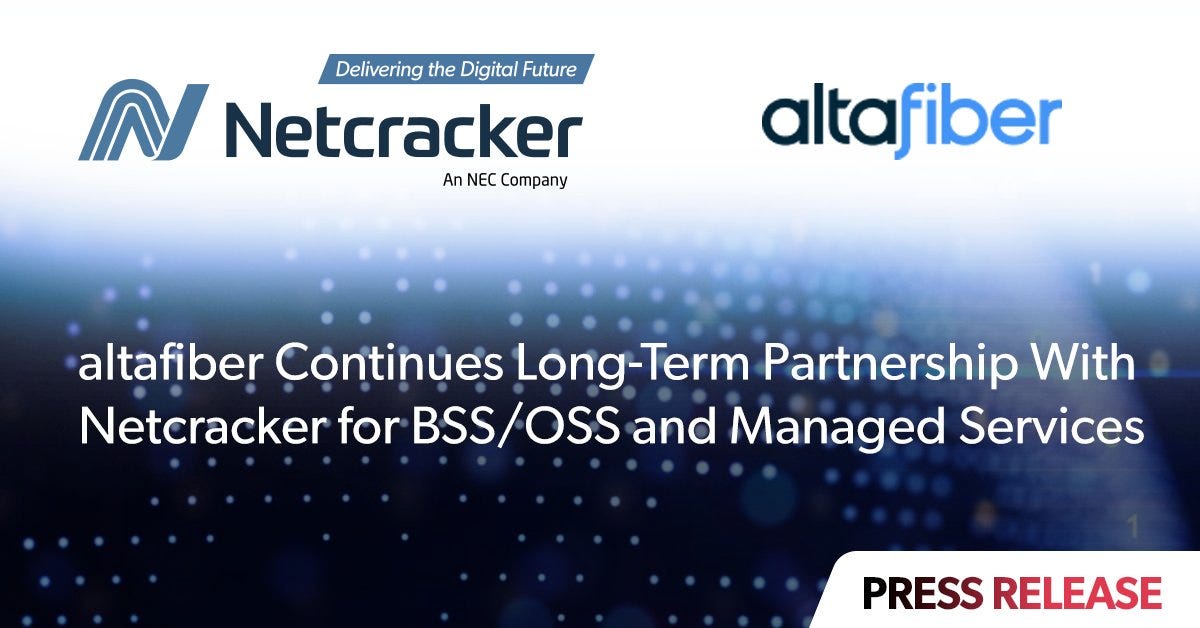 altafiber Continues LongTerm Partnership With Netcracker for BSS/OSS