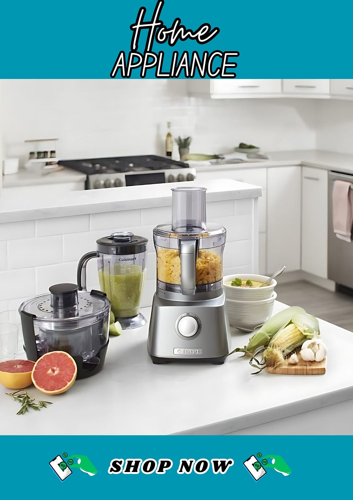 CUISINART KITCHEN CENTRAL MULTI FUNCTIONAL FOOD PROCESSOR THE FRESH