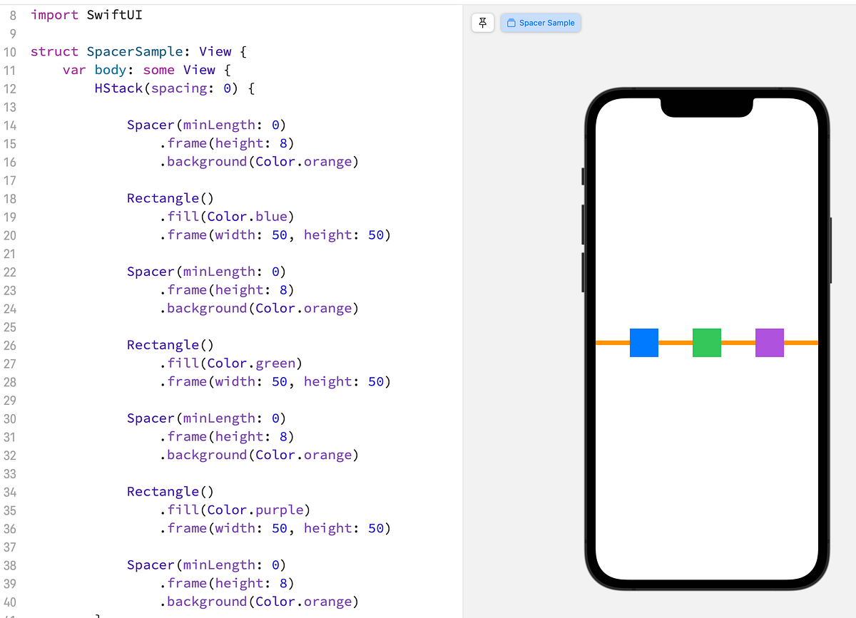 How to use Spacer in SwiftUI Kare Medium