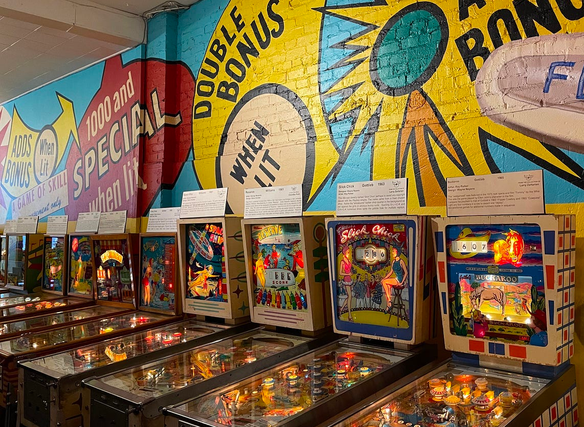 Image of: At Pacific Pinball Museum, nostalgia is king