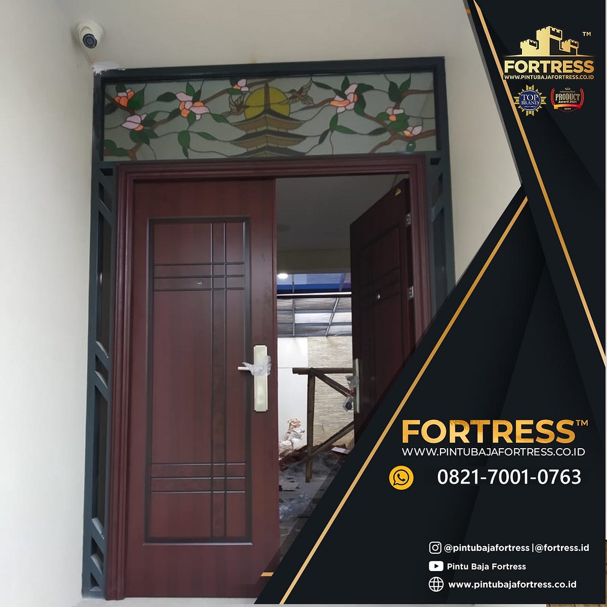 PEMBORONG!!!…… +62 821–7001–0763, Pintu Rumah Dari Plat Besi Fortress