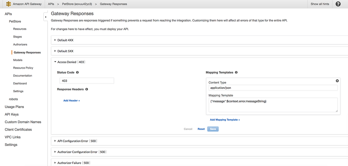 AWS API Gateway Responses. Terraform for AWS API GW Gateway Error… | by ...