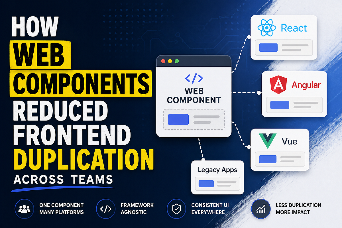 How Web Components Reduced Frontend Duplication Across Teams | by ...