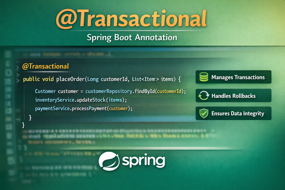 Spring Boot — Transaction Management Using @Transactional Annotation ...