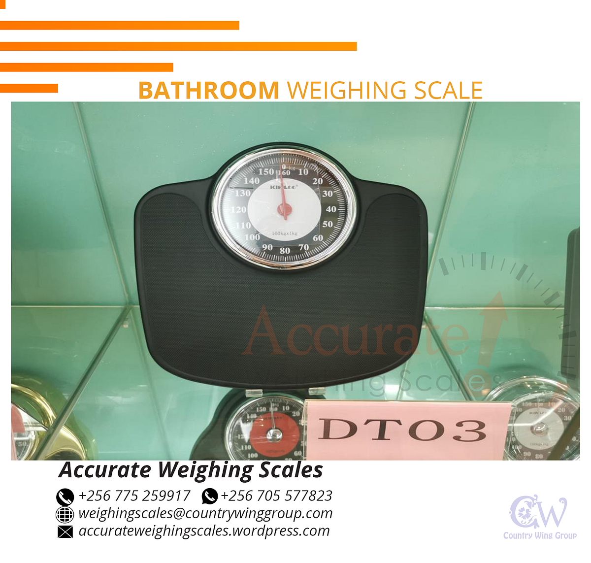 Easy to operate both dial and digital bathroom scales - Wedqam - Medium