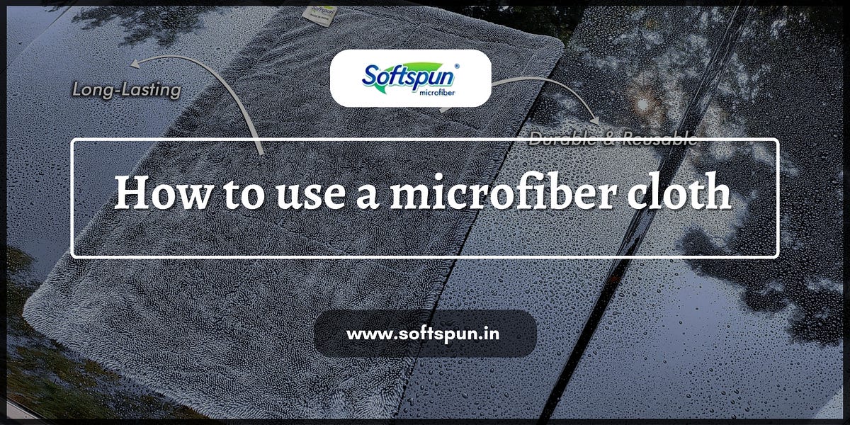 How to use a microfiber cloth. Are there microfiber cloths hanging… by SoftSpun Microfiber