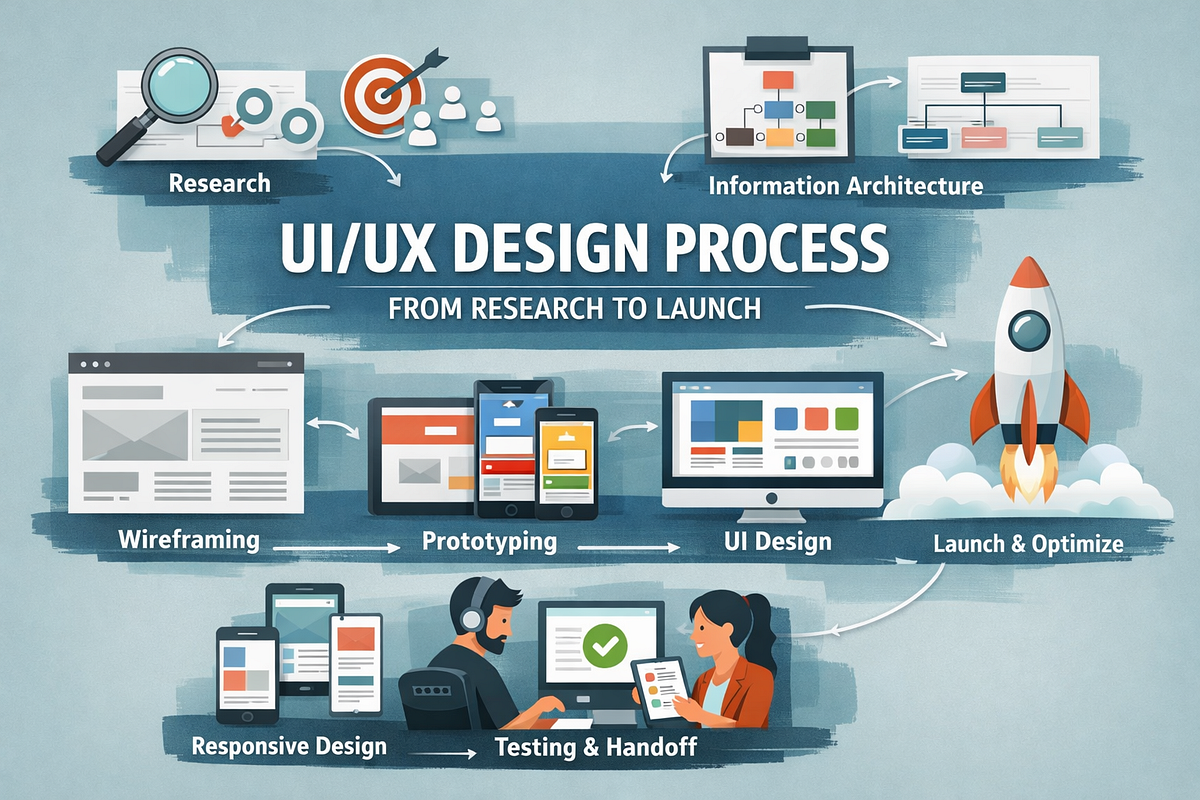 Complete UI/UX Workflow for Designing a Website From Scratch | by ...