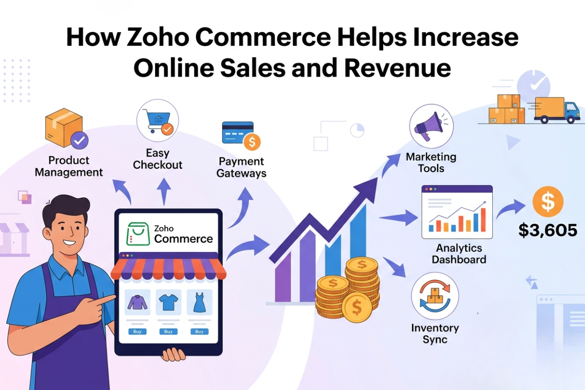 How Zoho Commerce Helps Increase Online Sales and Revenue