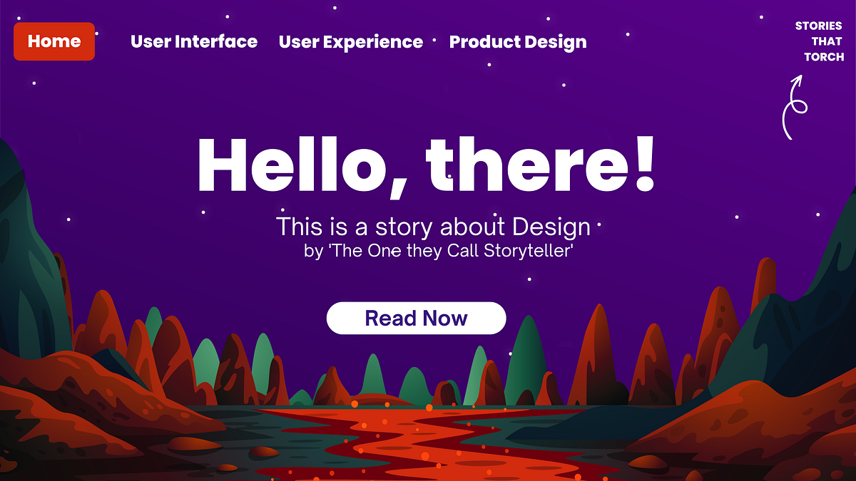 Design the art of solving problems by the one they call storyteller