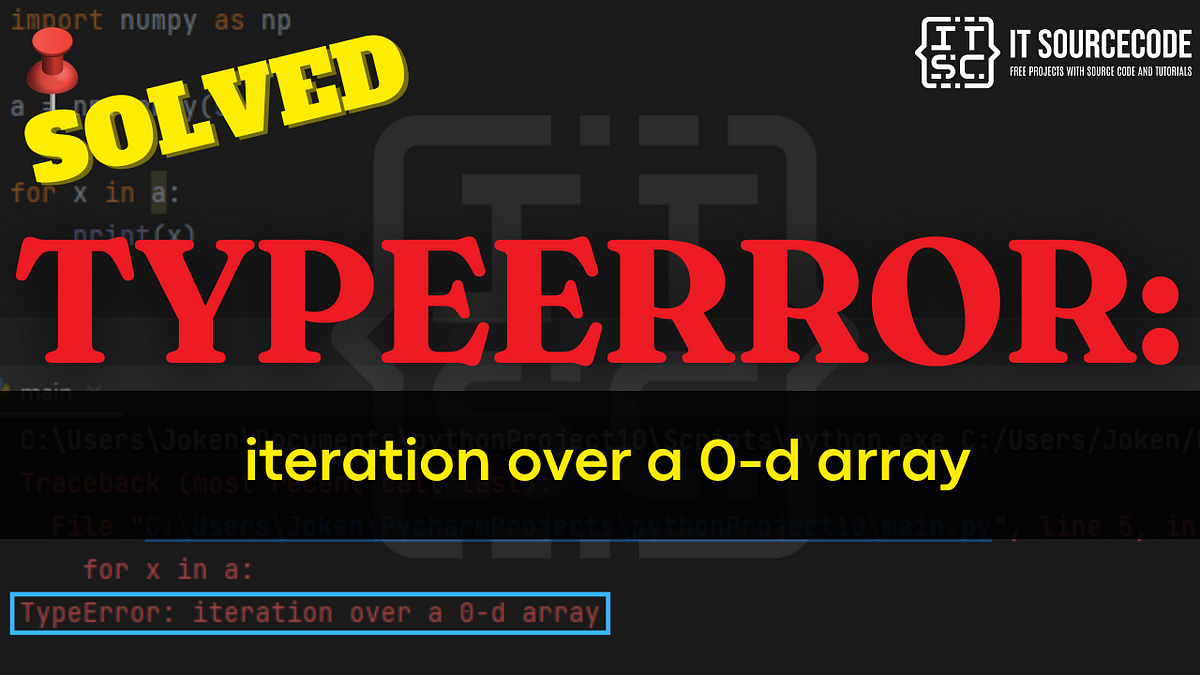 Iteration Over A 0 D Array