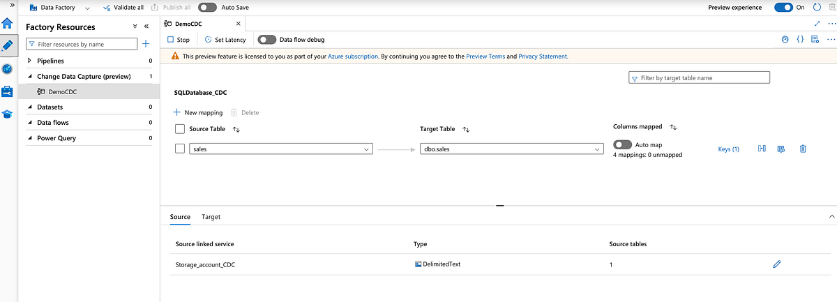 Real-Time Data Processing with Change Data Capture(Preview) in Azure ...