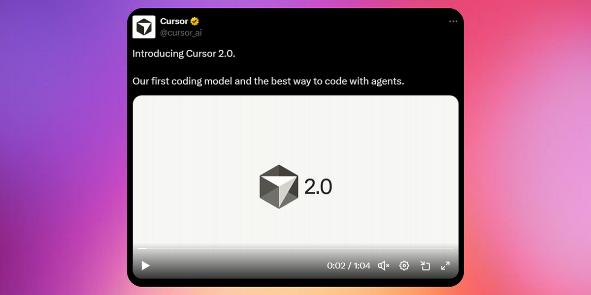Preview image for Cursor 2.0 just changed how we code