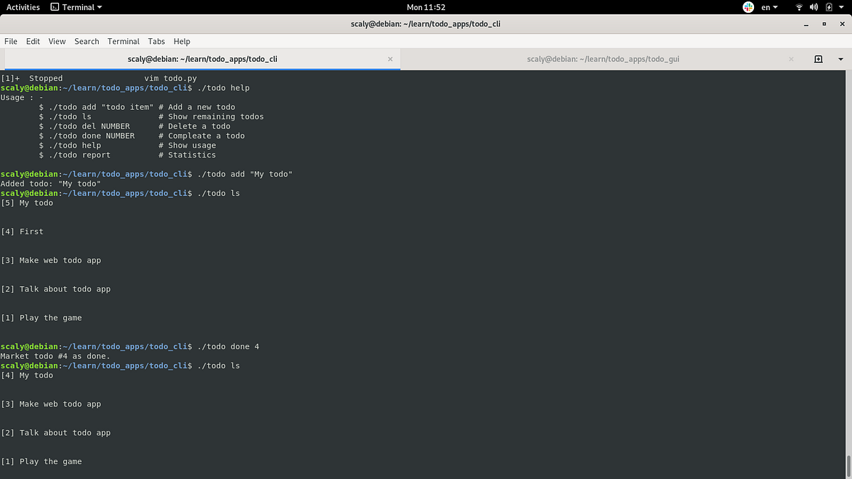 Add Todo with Python to the file in terminal or cmd: | by Petia ...