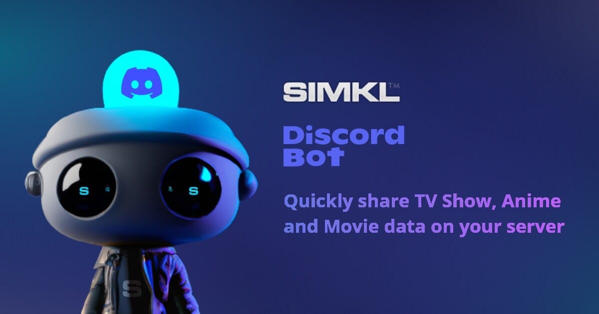 SIMKL Discord Bot. Quickly share TV Show, Anime and Movie…, by SIMKL.com