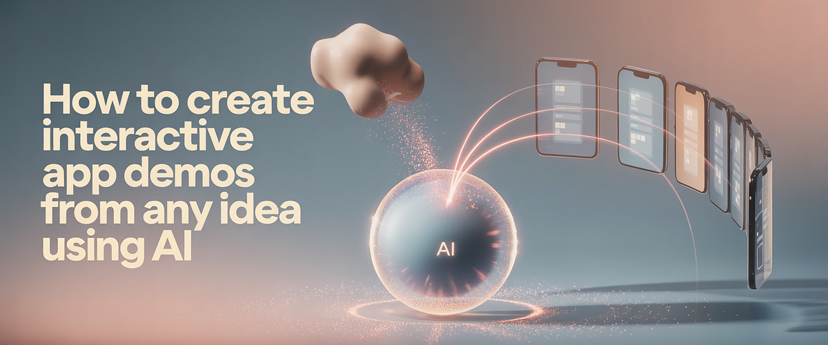 How to Create Interactive App Demos From Any Idea Using AI | by ...