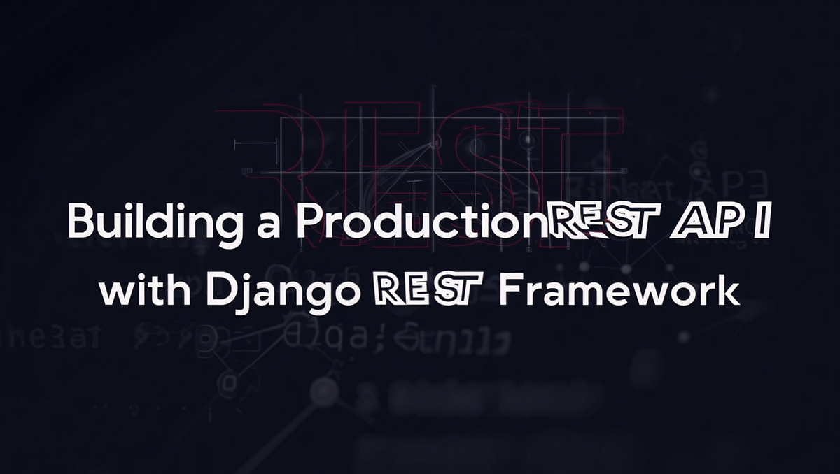 Building a Production REST API with Django REST Framework | by Kevin ...