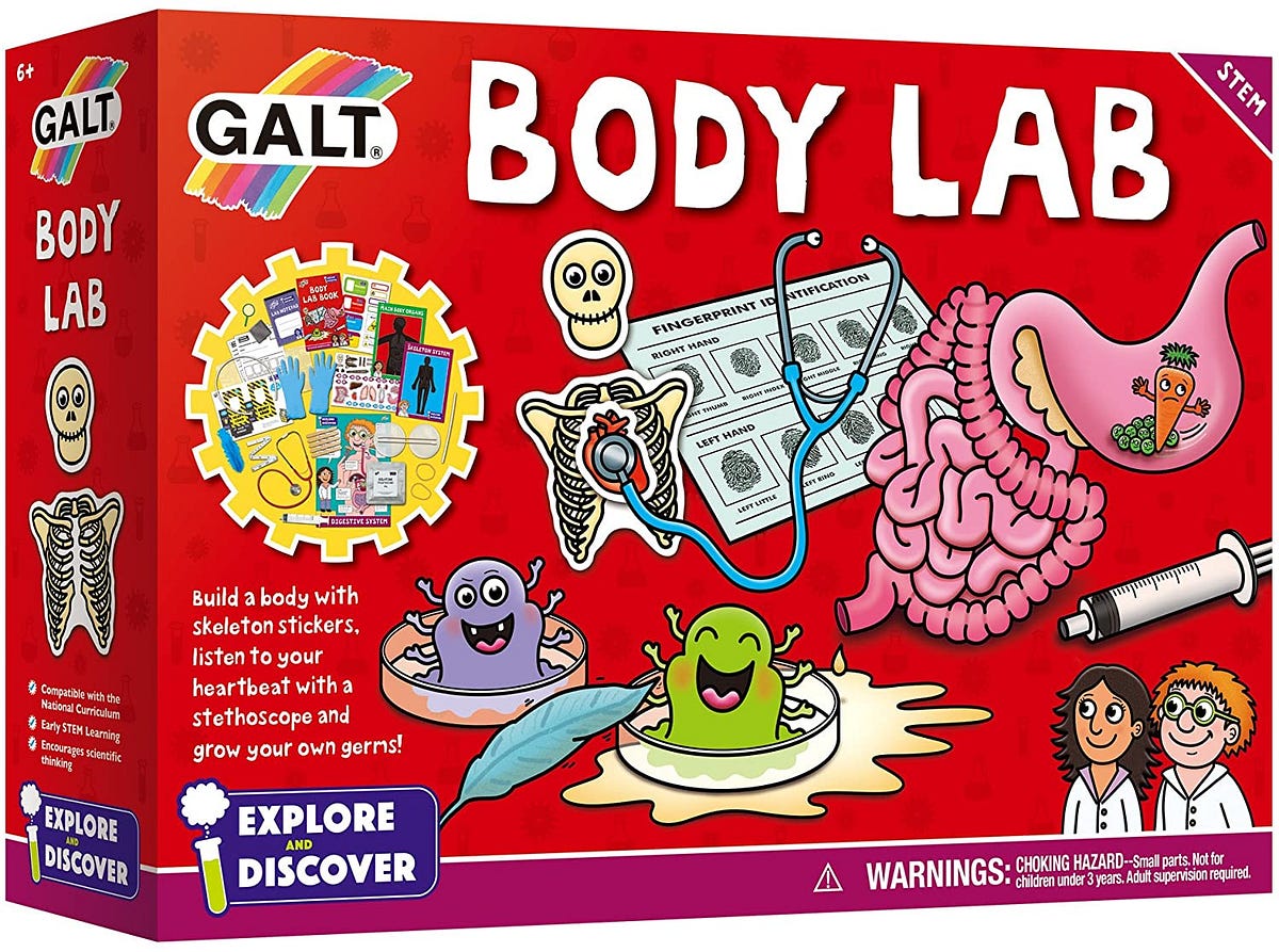 Galt Glow Lab Science And Craft Kit For Kids - STEM Learning And Fun