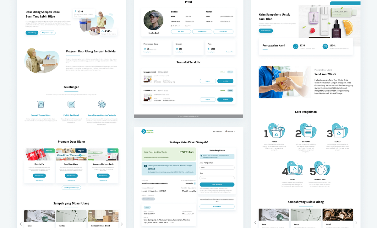 UI/UX Case Study — Waste4Change’s “Send Your Waste” Redesign | by ...