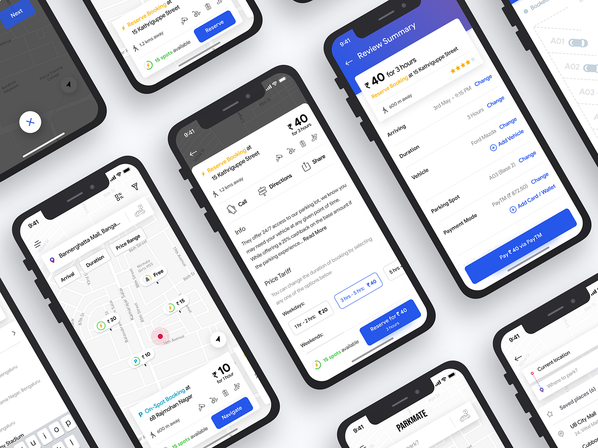 Smart parking for Indian cities — UX/UI case study | by Kanwar Arora ...