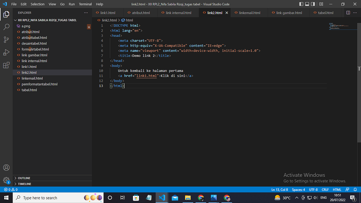 Cara Membuat HyperLink di Visual Studio Code - Firdaaintan - Medium