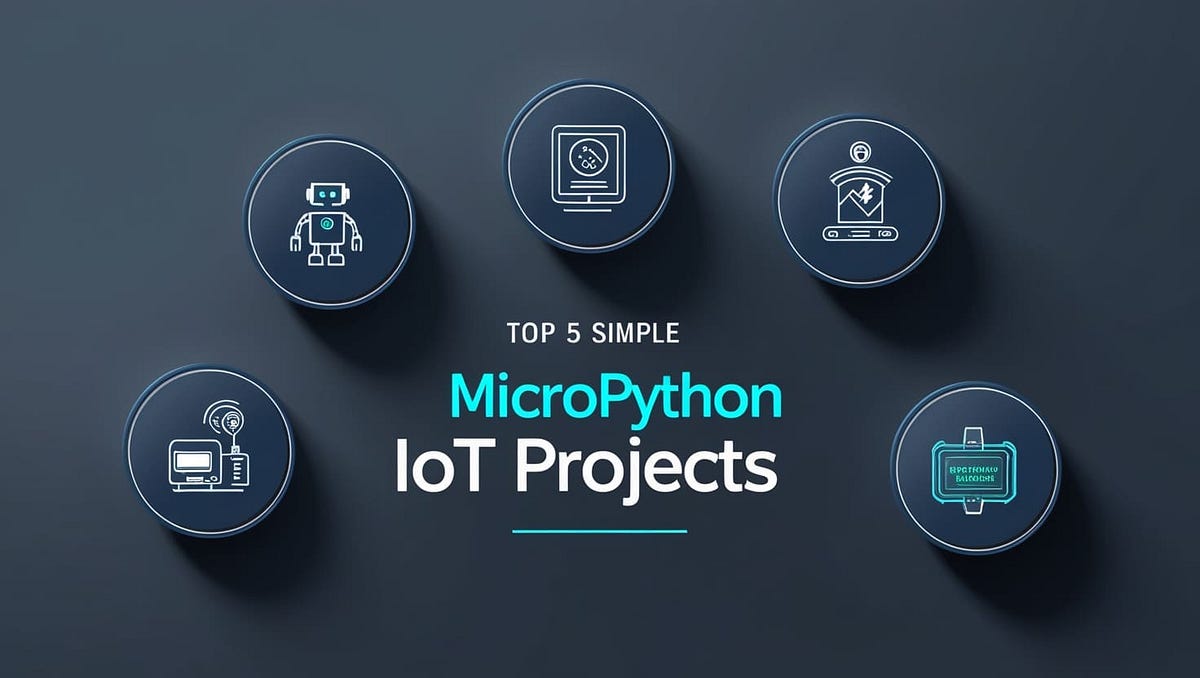 Top 5 Simple MicroPython IoT Projects 🌐 | Python in Plain English