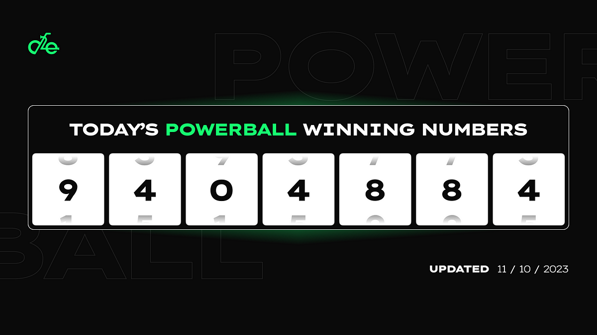 Announce Powerball winning numbers Oct 11th, 2023 — Draft Social Post