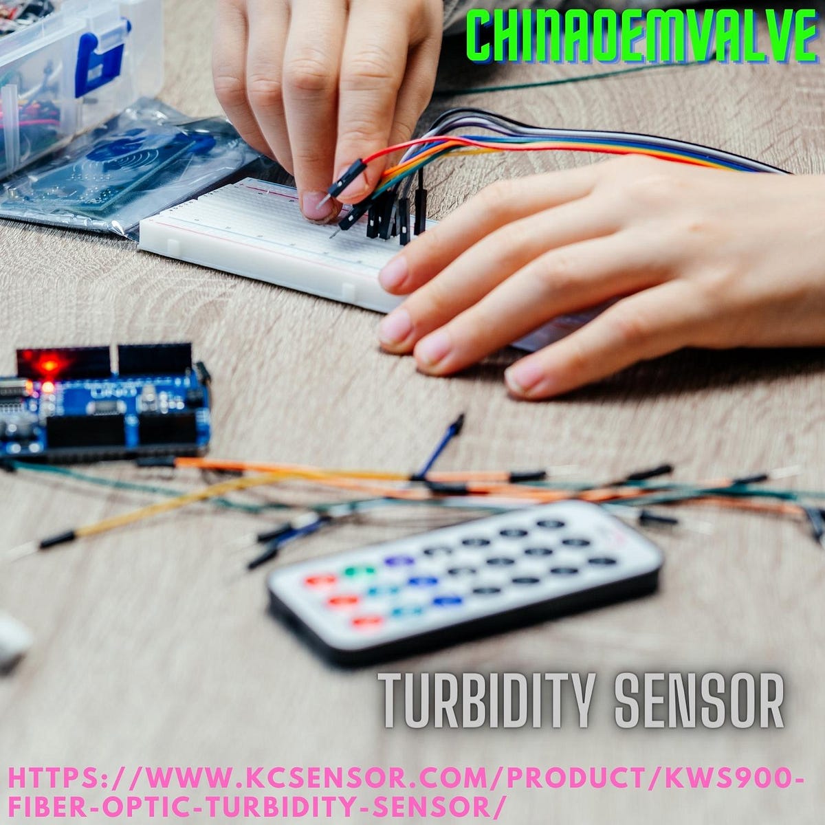 How does a turbidity sensor work, and what are its applications in