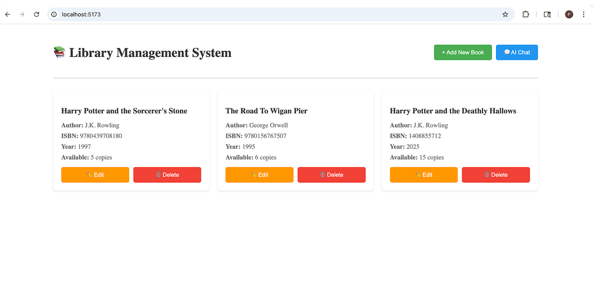 Building a Full-Stack AI Library Management System (React + FastAPI ...