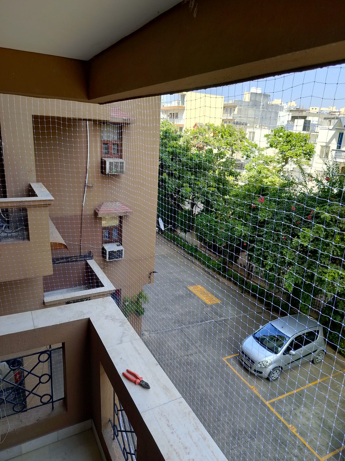 Bird Protection Net Balcony Pigeon Nets For Balconies In New Town Heights Kolkata by NS Bird