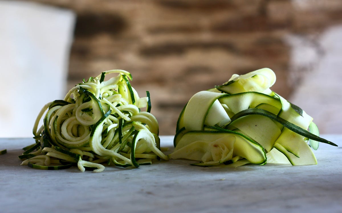 Courgetti. Even if you don’t have a spiralizer… by Rachel Lett Span