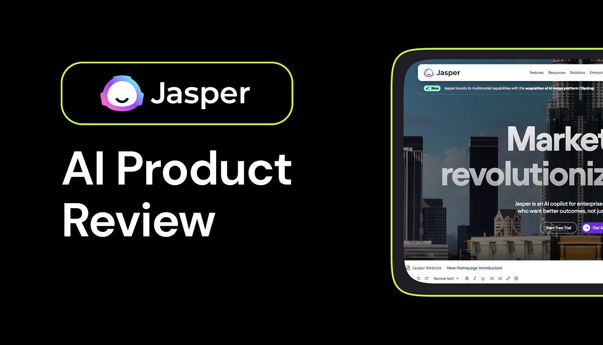 AI Product Review: Jasper — Content Creation Witho