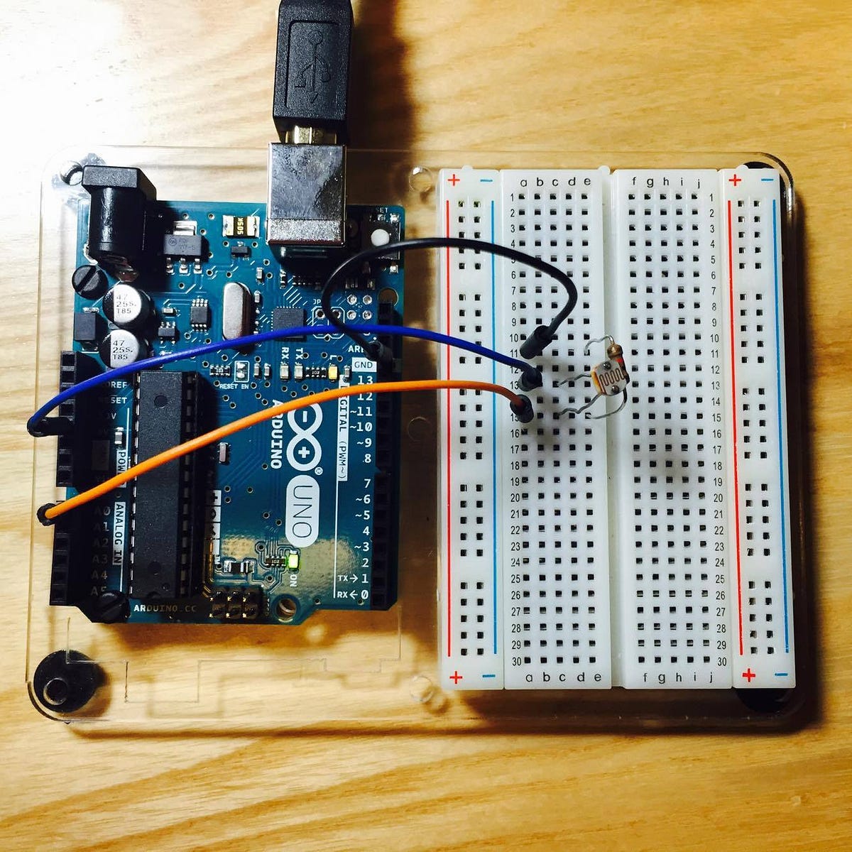 Build 1: Light Sensor. Light sensor (analog input) This sensor… | by ...