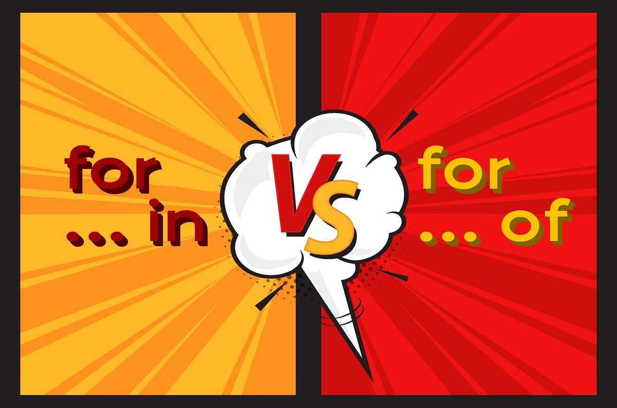 Uncomplicated — (for … in) VS (for … of) loop | by Mayankav | Medium