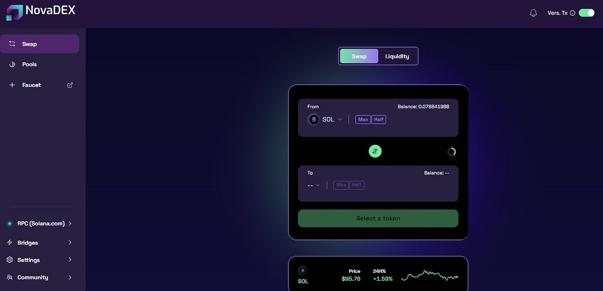 Nova DEX: A Step-by-Step Guide to Getting Started on the Testnet | by ...