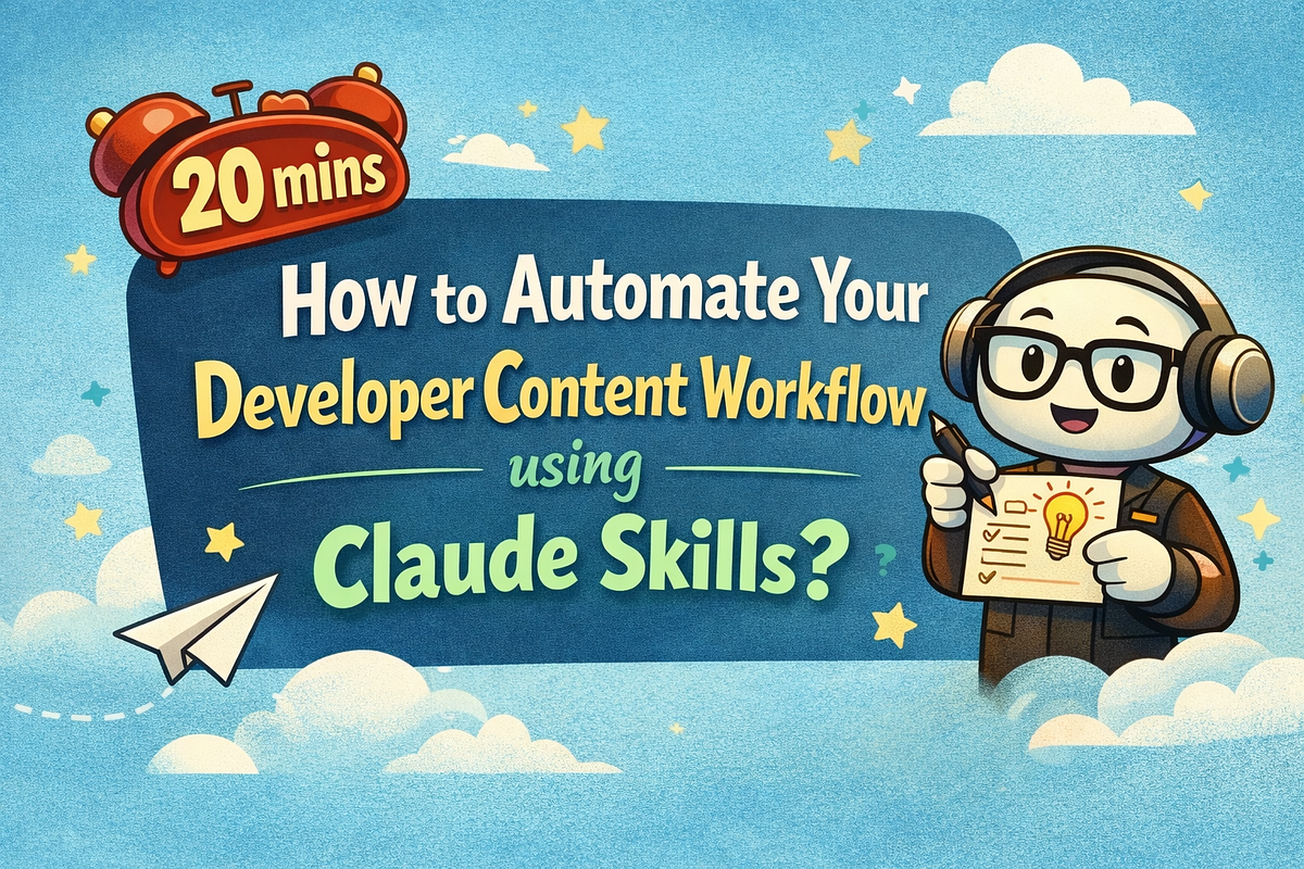 20 mins: How to automate your Developer Content Workflow ...