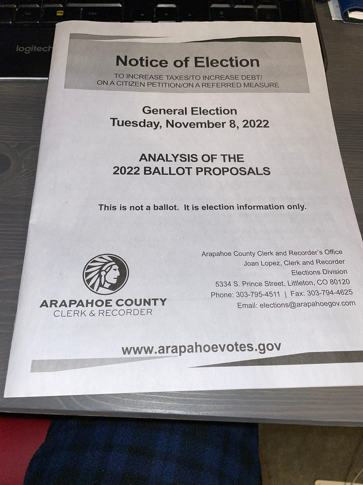 Arapahoe County Election Colorado 2022 by Brian Nelson Medium