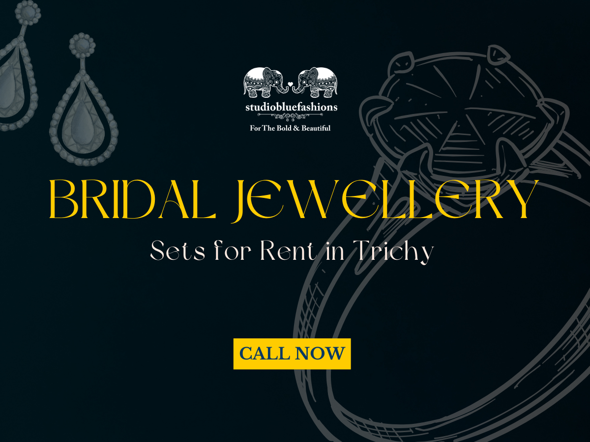 Bridal Jewellery Sets for Rent in Trichy | Studio Blue Fashions
