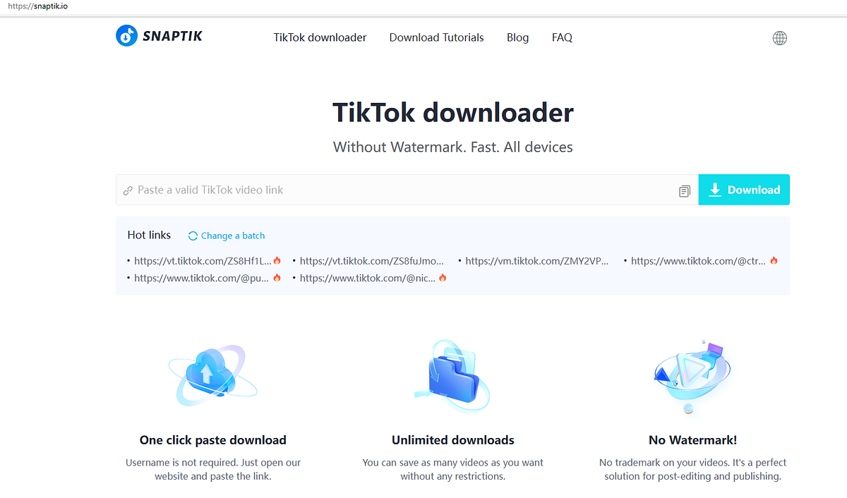 How to make money by downloading and moving tiktok videos by snaptiak