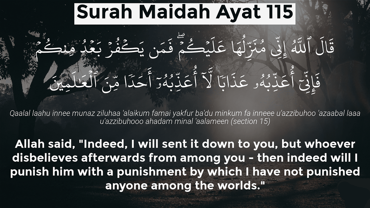 Surah Al Maidah Translation Faiz E Islam Medium