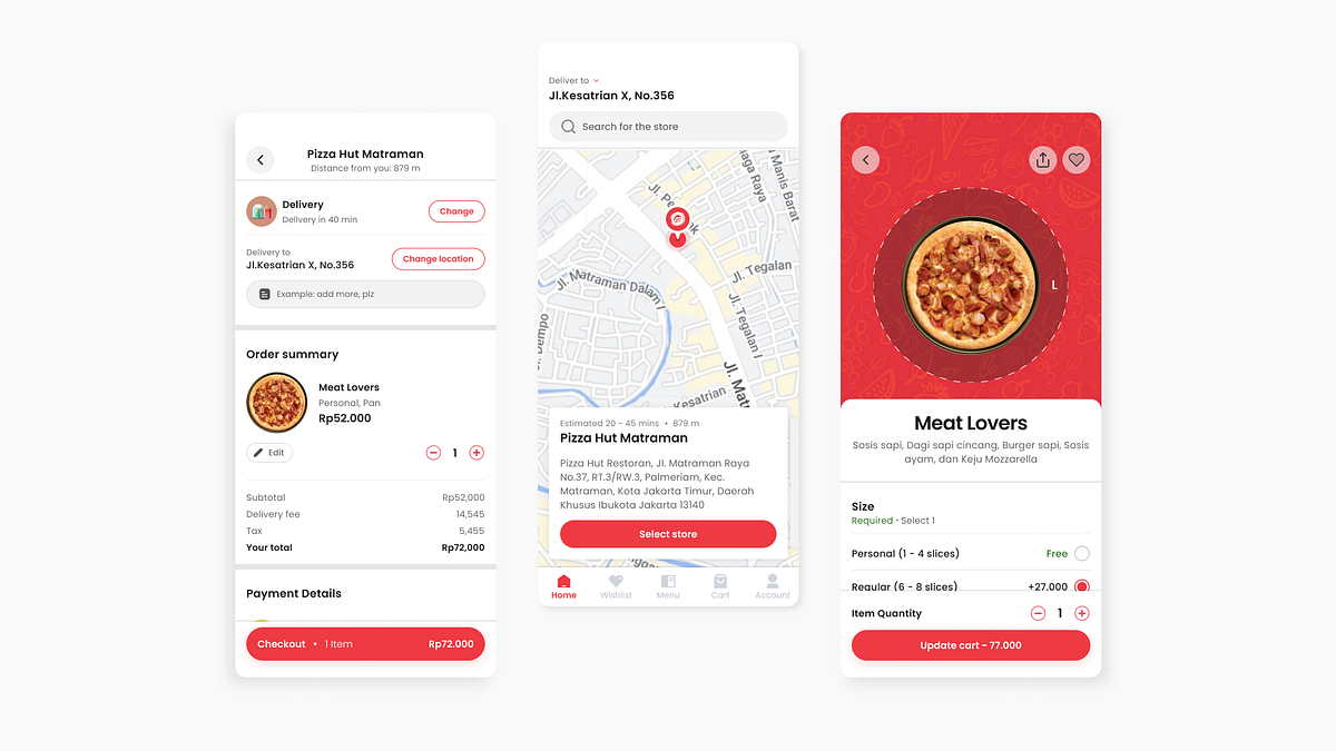 UI/UX Design Case Study: Improving Transaction Experience in Pizza Hut ...