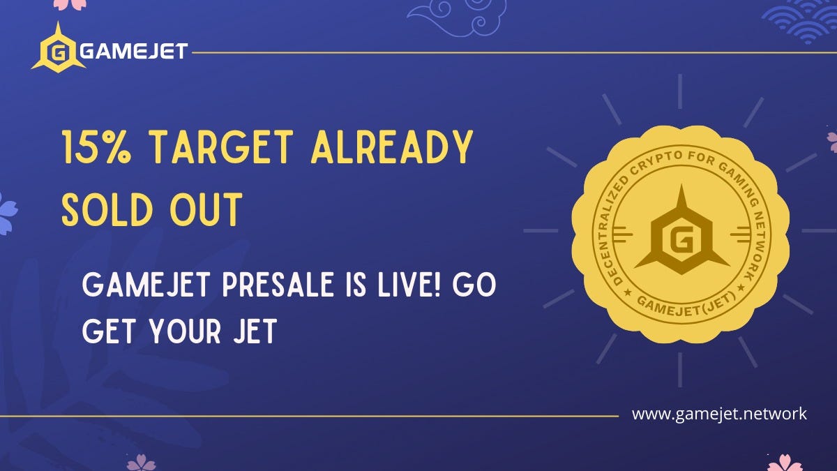 GameJet Presale is Live! Go Get Your JET by GameJet Medium