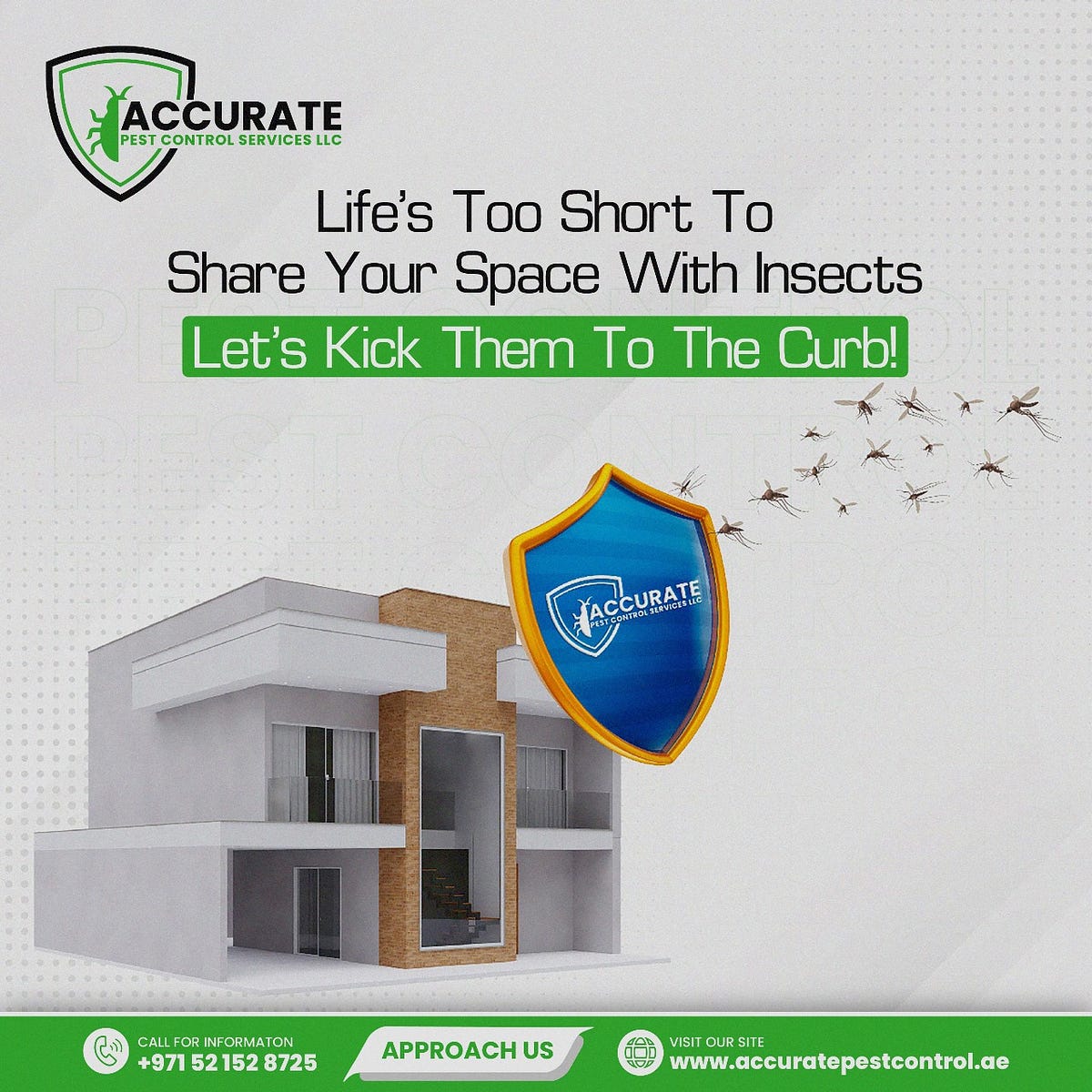 Pest Control Service Dubai. 🚫🦠 𝐒𝐚𝐲 𝐠𝐨𝐨𝐝𝐛𝐲𝐞 𝐭𝐨… by Accurate Pest