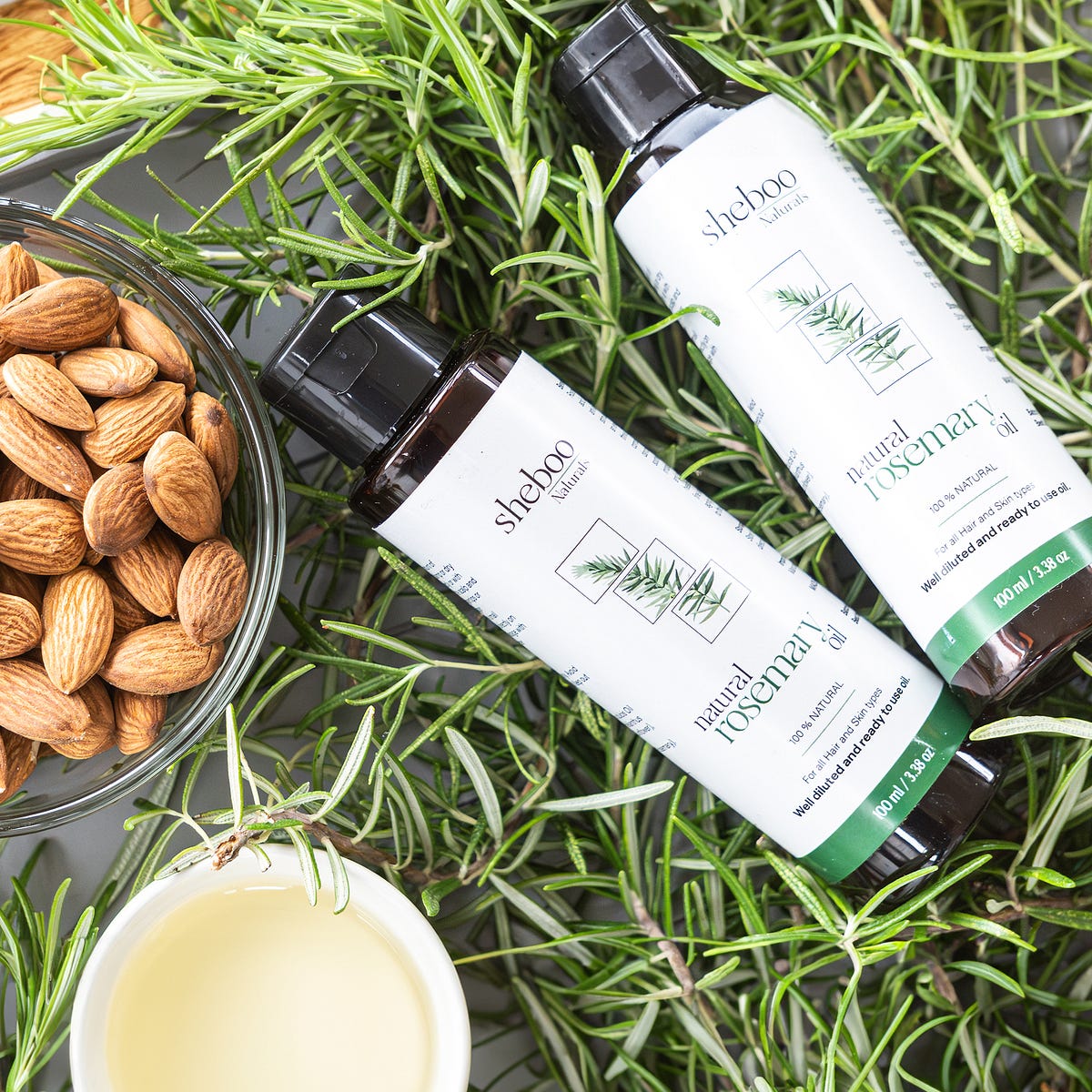 Rosemary Oil For Hair Growth. SHEBOO Rosemary Hair and Skin Oil… by
