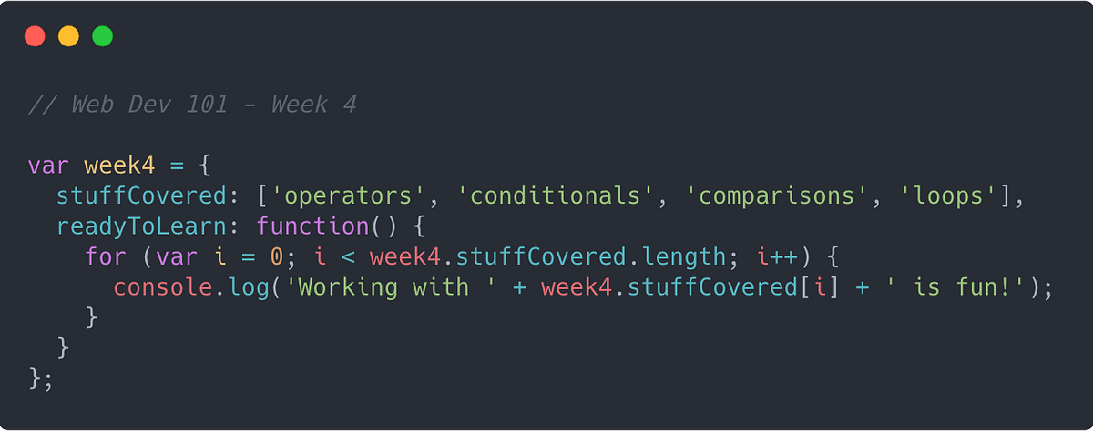 Week 4: Workin’ It Out with JavaScript | by Zac Heisey | Medium