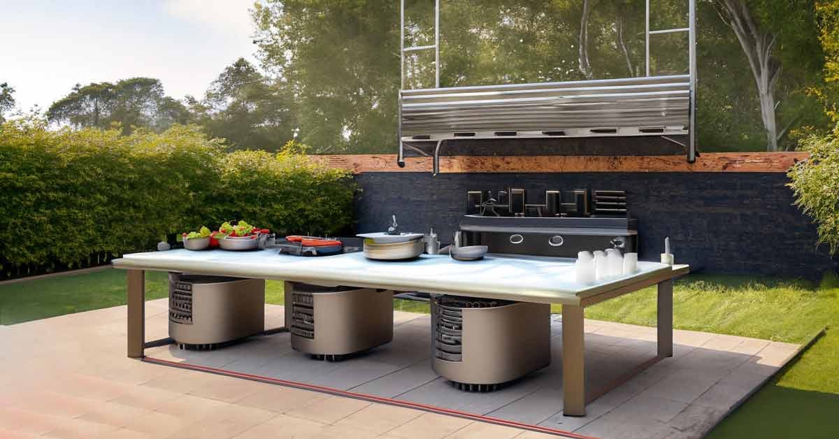10 Smart Ideas for Outdoor Kitchens and Dining  Outdoor kitchen, Outdoor  kitchen design, Outdoor grill