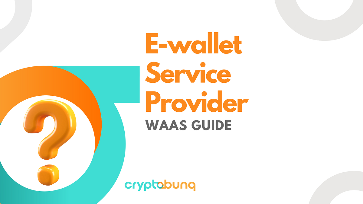 What is an ewallet service provider? WaaS Guide by Cryptobunq Aug