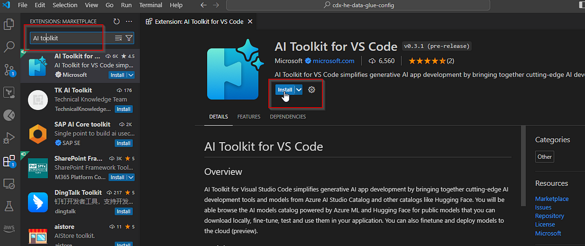 Ai Toolkit For Vs Code