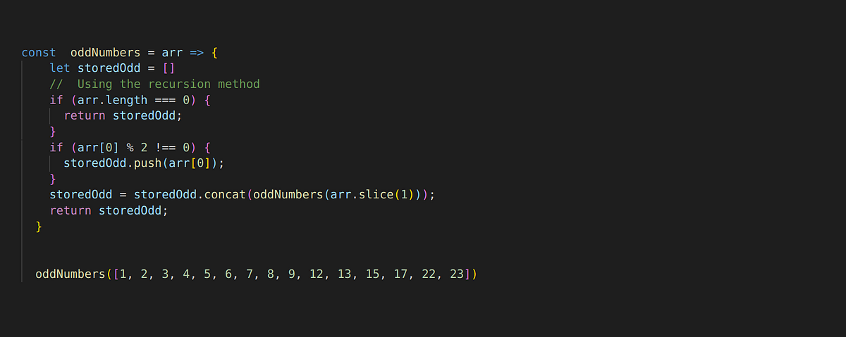 Solving the Odd Numbers Algorithm | by Jam | Medium