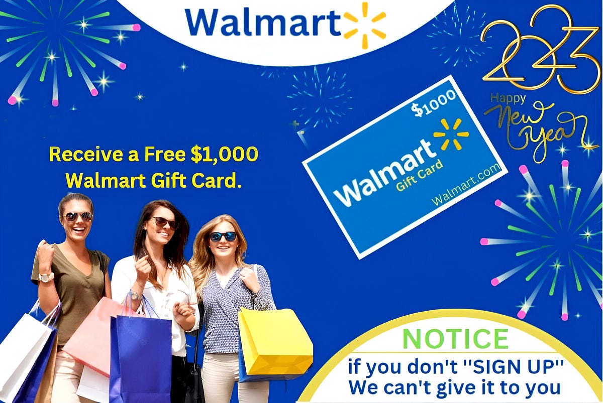 Get 100 Walmart gift card free!. Get ready to experience the ultimate